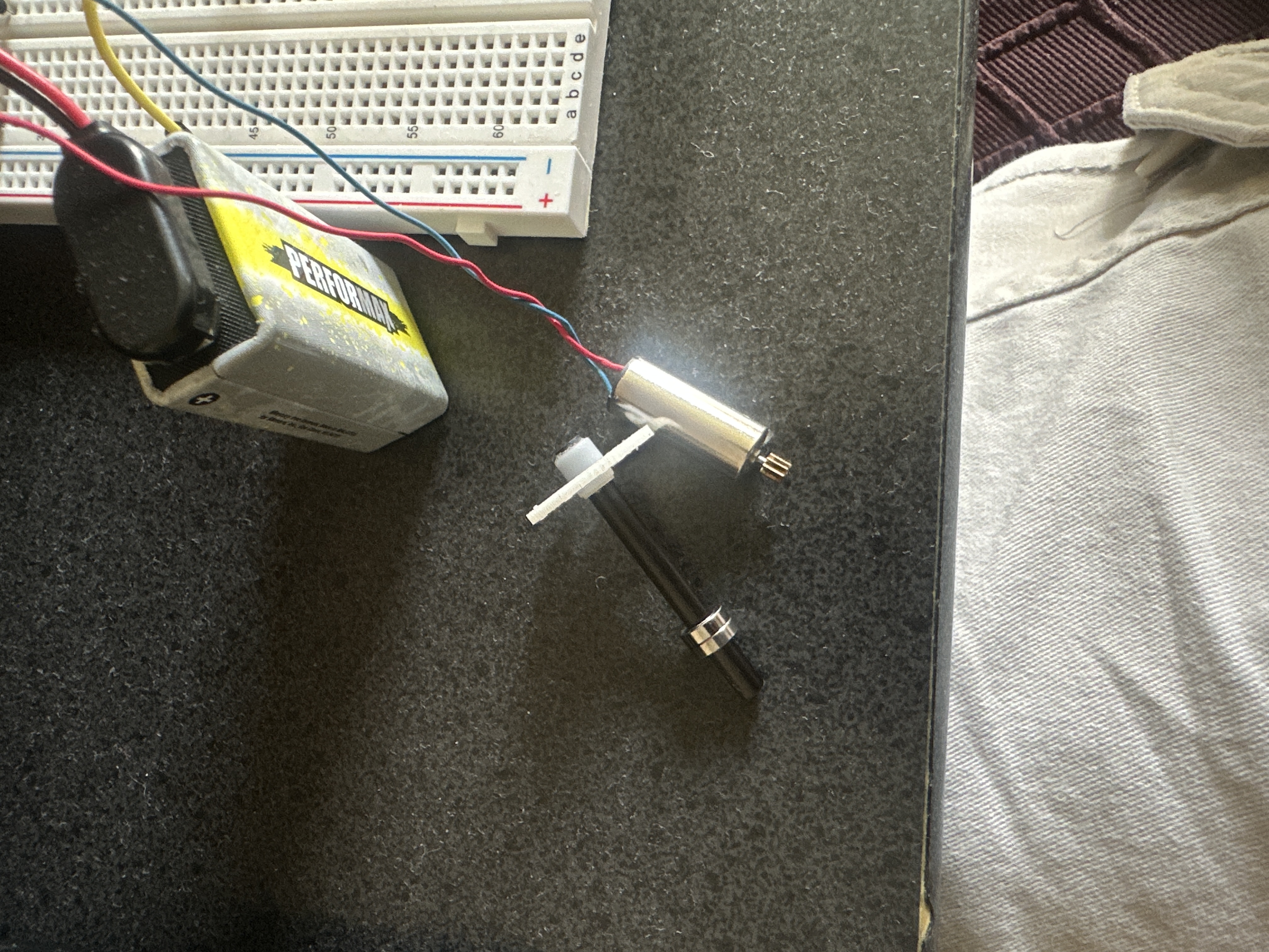 Salvaged Drone Motor & Gear Assembly